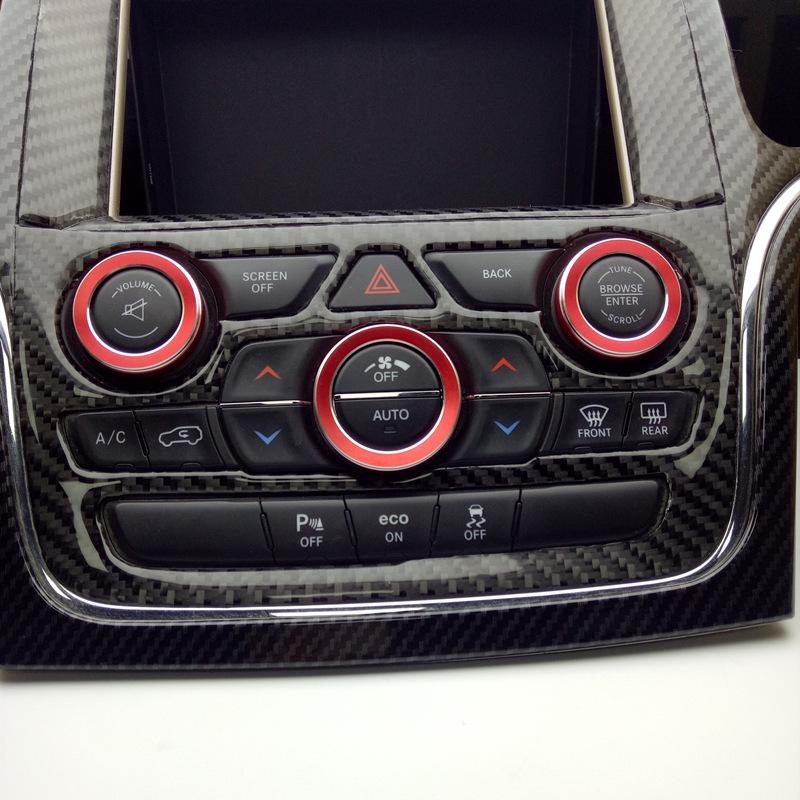 Grand Cherokee Short Car Console AC Knob Aluminum Alloy Trim