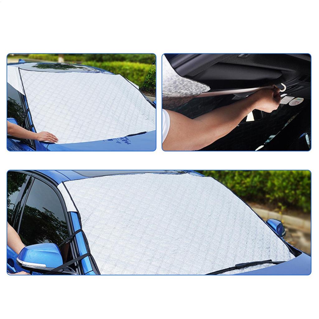 Car Sun Blocking Cover High Reflective UV Block Sun Shield Universal Auto Reflector Front Window Sun Shades Front Window UV