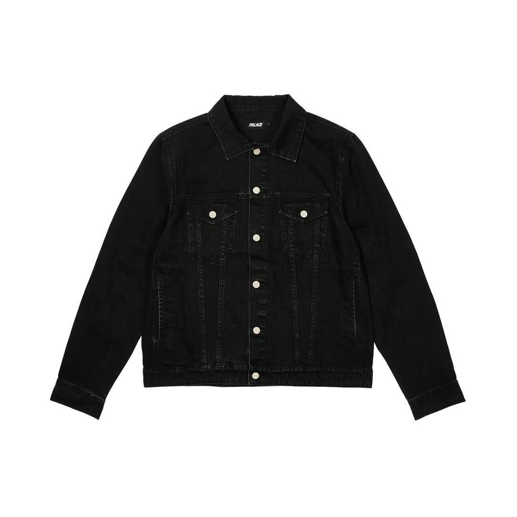 Palace Type P Jacket Black Stone Wash Unisex Outerwear P26JK023