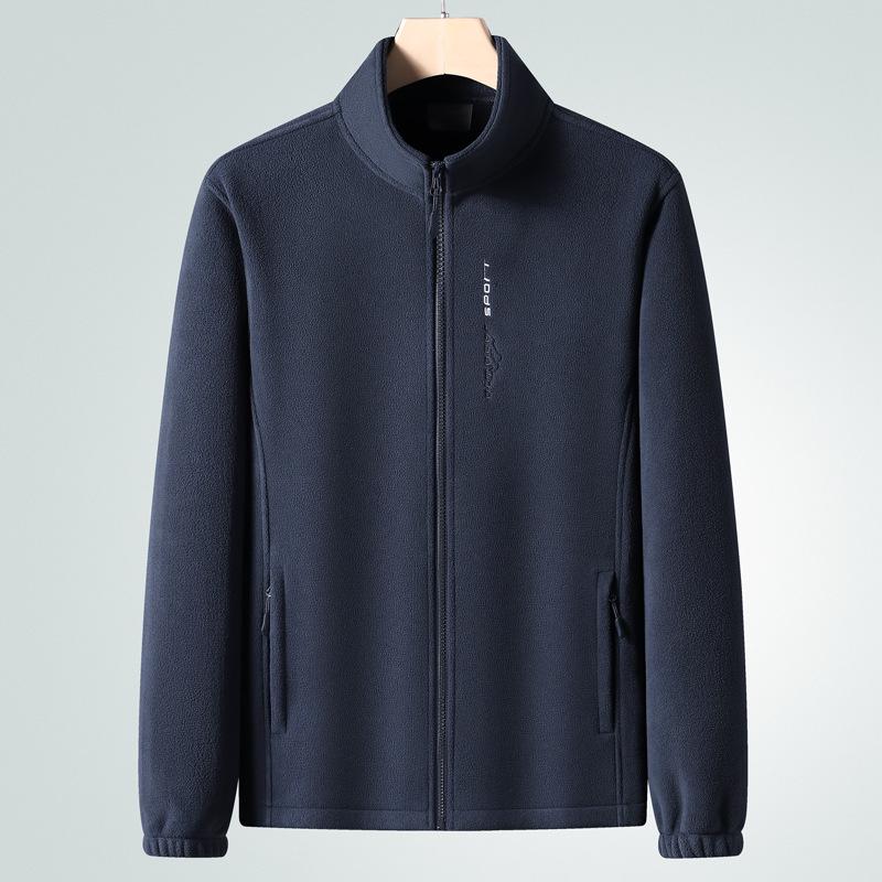 Autumn Winter Thickened Stand Collar Fleece Jacket