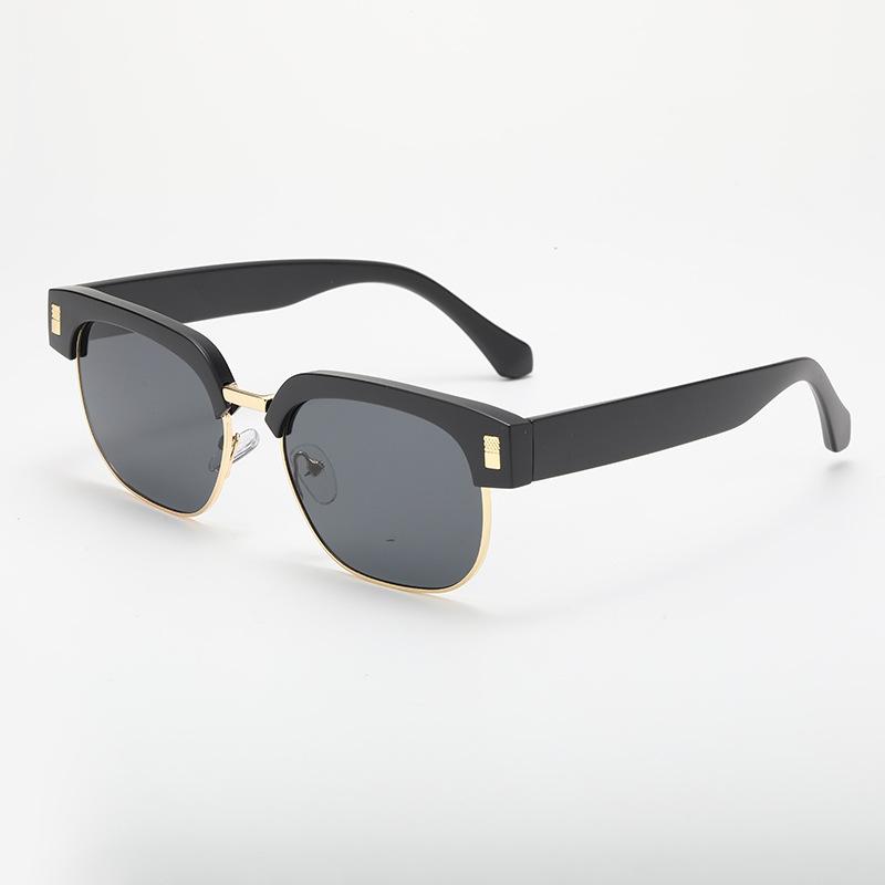 European and American fashion square sunglasses personalized outdoor driving sun protection UV protection sunglasses wear literary retro