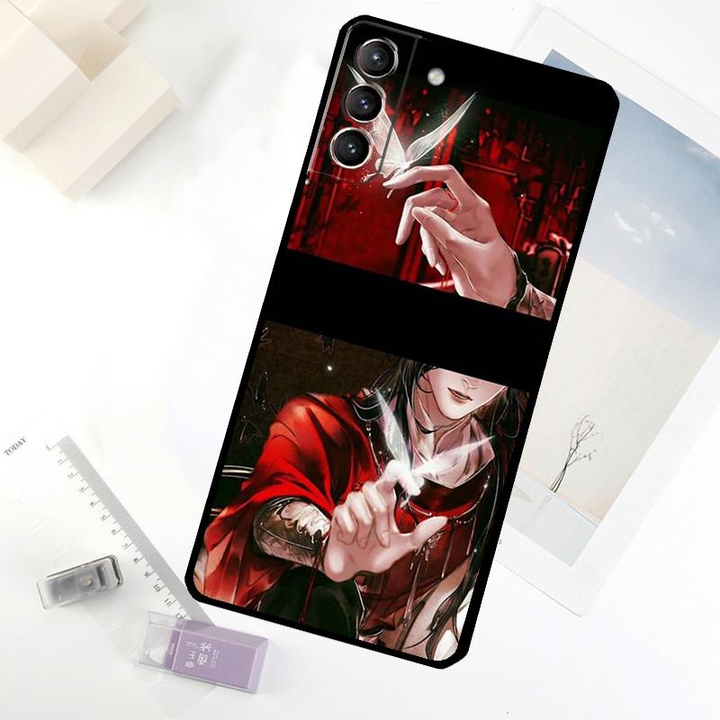 Chinese style Tian Guan Ci Fu Phone Case For Samsung Galaxy S24 FE S23 Ultra S21 S22 S25 S26 Ultra S10 Plus S20 FE Cover