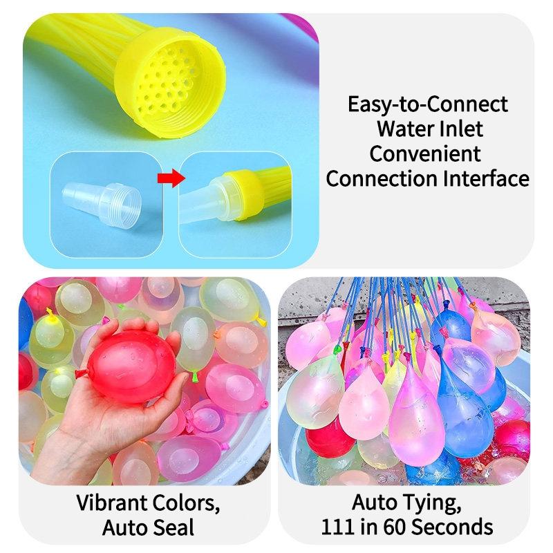 Fast Water Filling Balloon Water Balloon Games Self-tying Summer Water Bombs Children's Beach Toy Waterbomb Festivals Party Prop