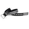 Metal Pyramid Belt New Square Bead Rivet Belt Men And Women Punk Hardware Jeans Y2K Belt Women'S Belts