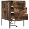 Nightstand Smoked Oak 42 X 41 X 61 Cm Engineered Wood
