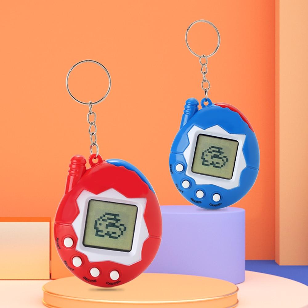 Non-Toxic 2 Pack Tamagotchi Style Virtual Pet - Lcd Digital Pocket Game Keychain For Kids Retro Mini Electronic Toy Gift