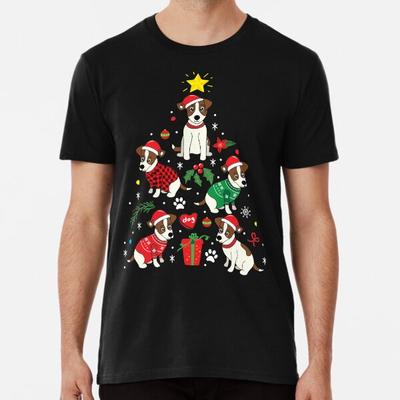 Jack Russell Christmas Ornament Tree Premium S To 5XL Made In the AU/USA T-Shirt