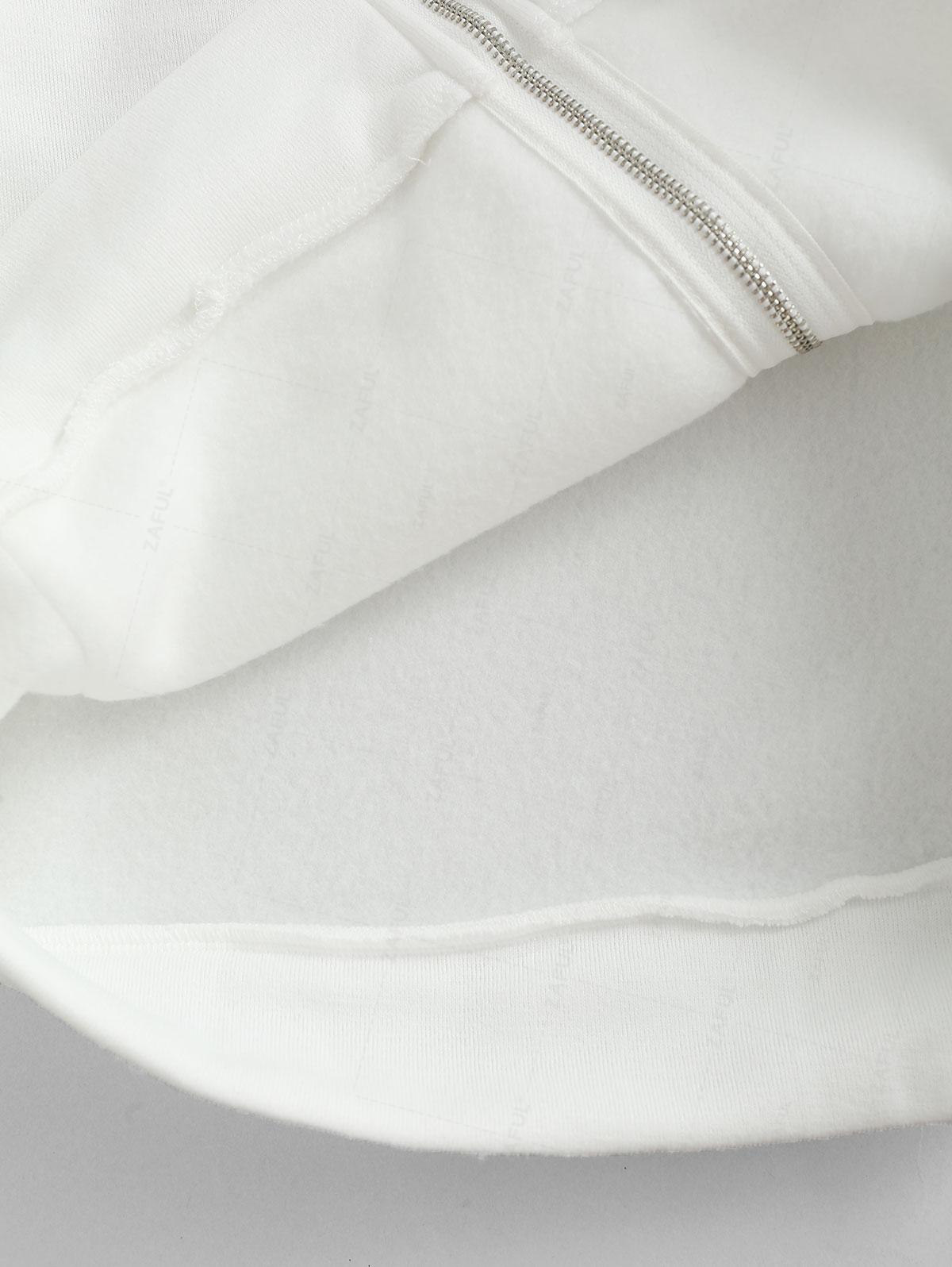 Толстовка с капюшоном ZAFUL Full Zip BROOKLYN NEW YORK с графическим покрытием — фото 5