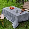 French White Picnic Mat Shooting Photography Background Cloth High-End Coffee Table Dining Table Cloth Cabinet Cover Towel