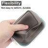 3pcs Rectangular Foldable Silicone Lunch Box, Portable Bento Box 350/500/800ML