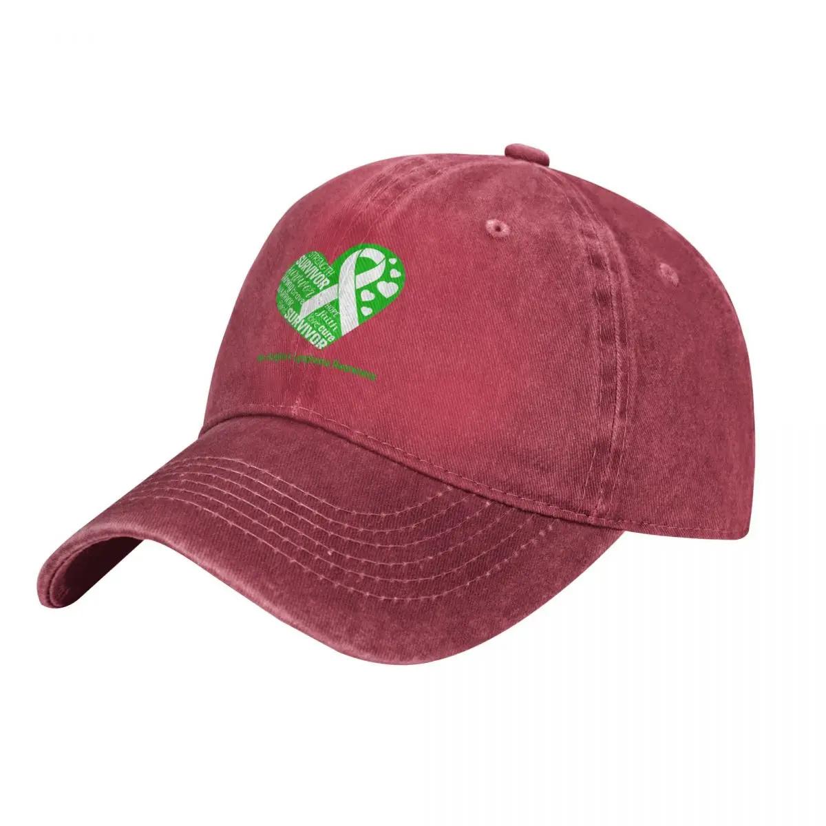 NonHodgkins Lymphoma Heart Support NonHodgkins Lymphoma Warrior Fighting Cowboy Hat hiking hat Golf Women Unisexs