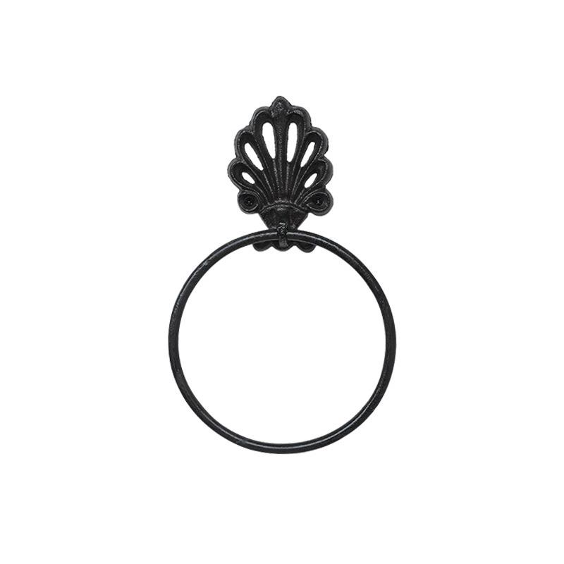 

1 шт. Ретро кованая вешалка для полотенец, кольцо для шарфа, туалетная бумага, аксессуары для ванной комнаты, полка