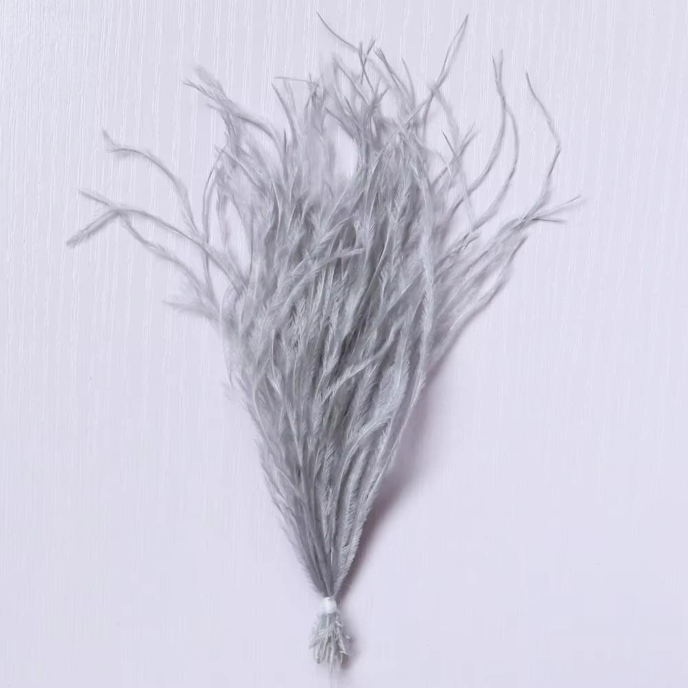 100Pcs DIY Ostrich Feathers Loose Plumas Decorativas for Craft Jewelry Making Accessory