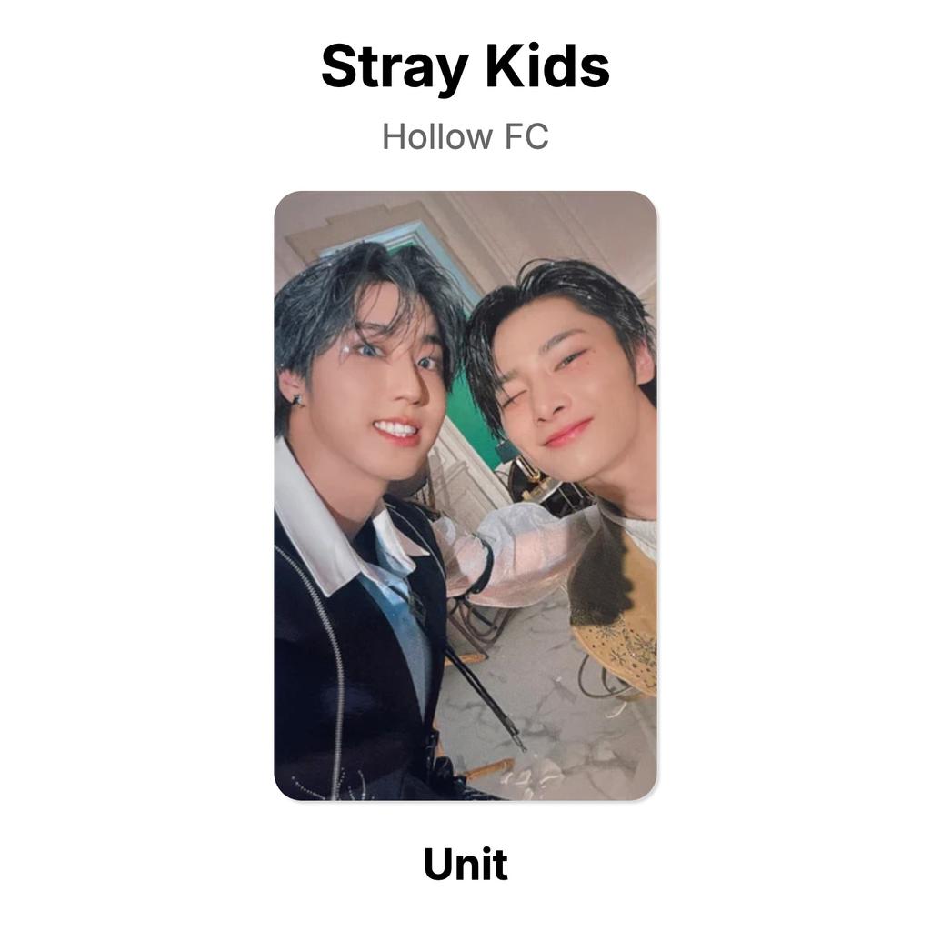 Stray Kids Hollow FC Official Photocard
