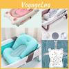 Plush Baby Bath Support Mat With Anti-slip Design For Secure And Relaxing Baths
