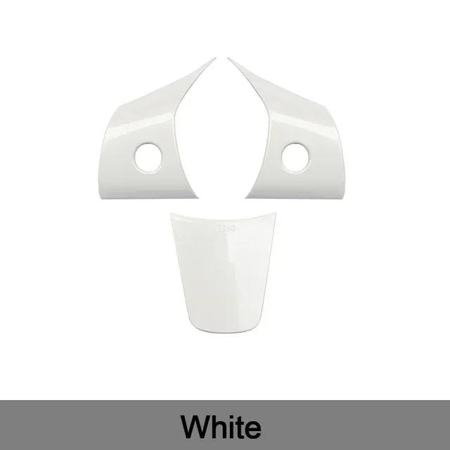 NEW Steering Wheel Trim Cover For Tesla Model 3/Y Interior Accessories Compatible With Tesla Model 3/Y Carbon Fiber Pattern