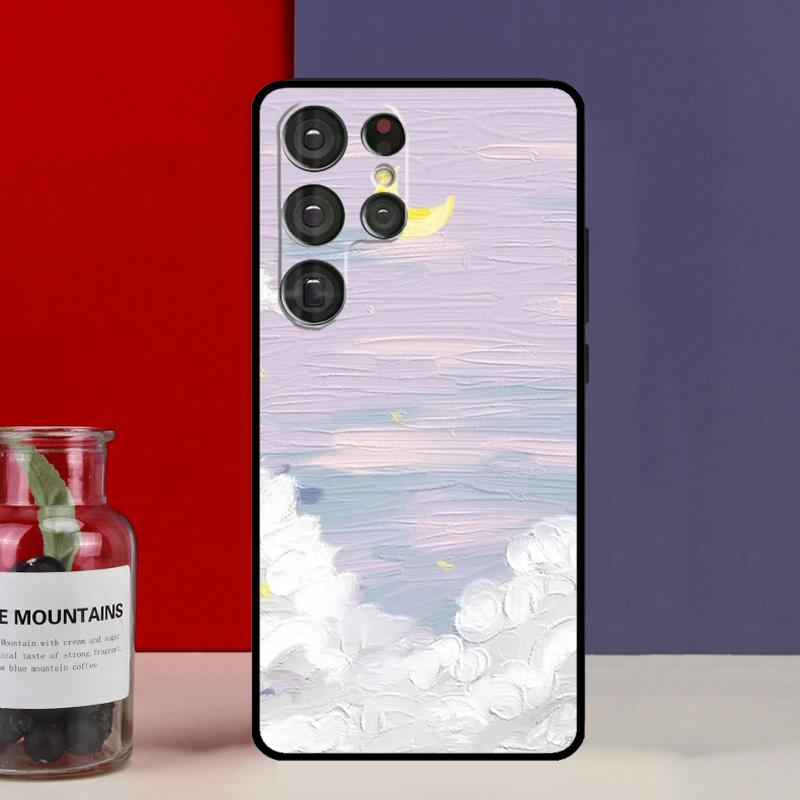 Korean Sunset Scenery Funda Case For Samsung Galaxy S25 Ultra S9 S10 S20 S21 S22 Plus S23 FE S24 Ultra Phone Cover