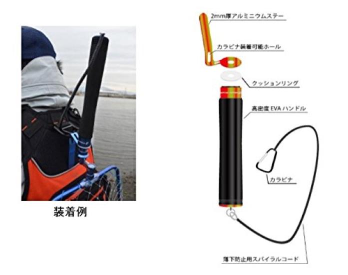 Major Craft Tamanoe Landing Grip Red Red MCLG-28/RD