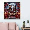 DIY Diamond Painting Round Diamond Jack and His Partner Full Diamond Mosaic Home Decoration Painting Cross Stitch Kit