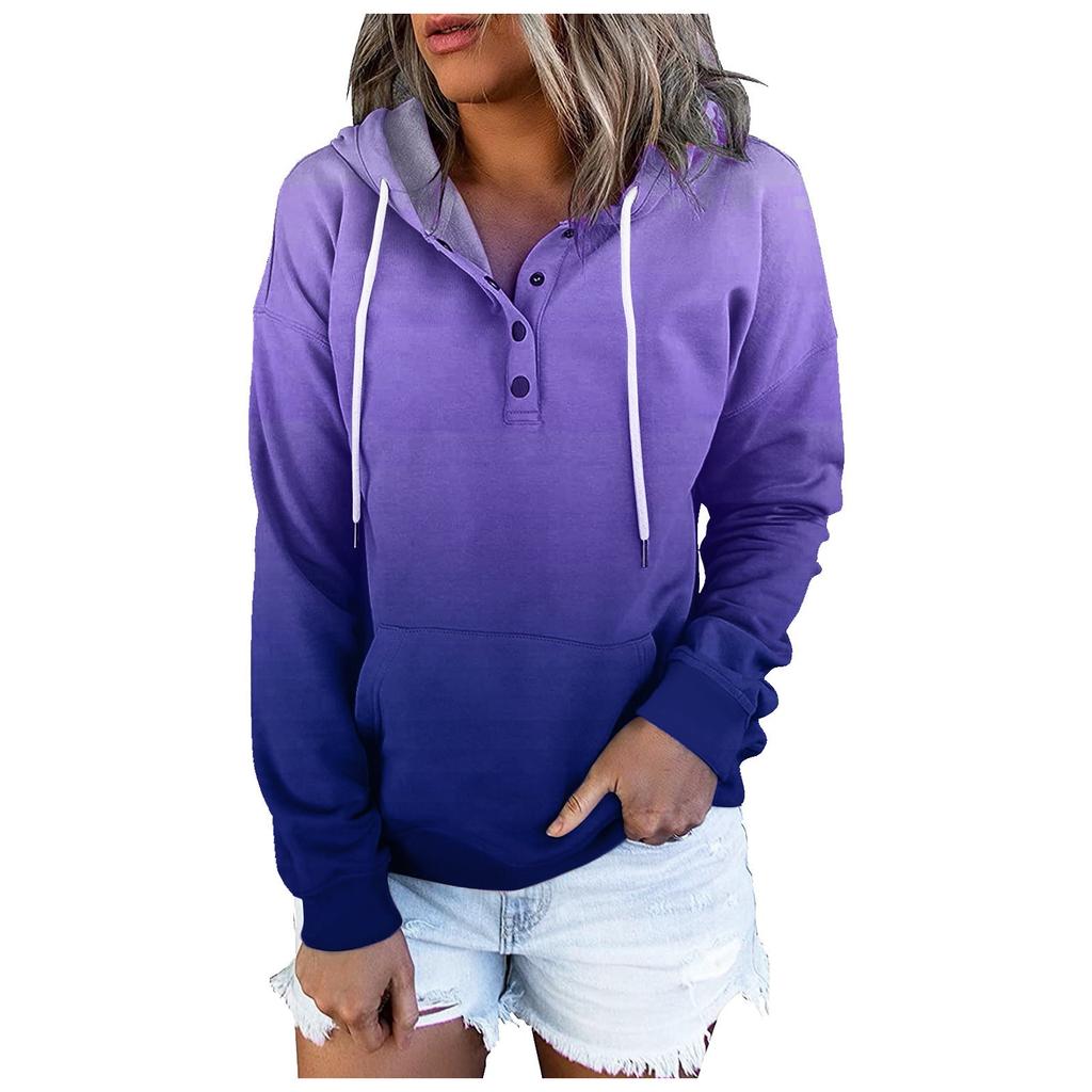 Fashion Women   And Winter Printed Long Sleeve Pullover Casual Tops