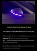 Compatible with Ford Focus/Mondeo/Fiesta/Kuga/Edge Rearview Mirror Blue Flowing Turn Signal Light