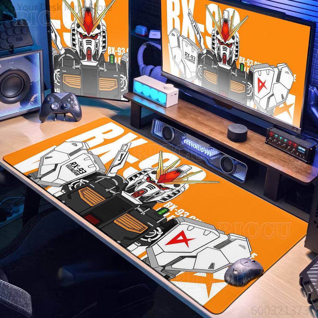 Lager G-Gundam Anime Keyboard PC Gaming Deskmat Non-slip Accessories Cool Robot E-sports Players Laptop Mousepad Office TableMat