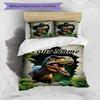 3PC Custom Name Dinosaur Adventure Bedding Set Duvet Cover Closure Includes 1 Duvet Cover & 2 Pillowcases for Bedroom