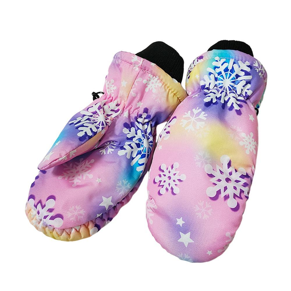 Warm Snow Gloves Non-slip Kids Winter Mittens Fashion Children Ski Gloves  Children Kids