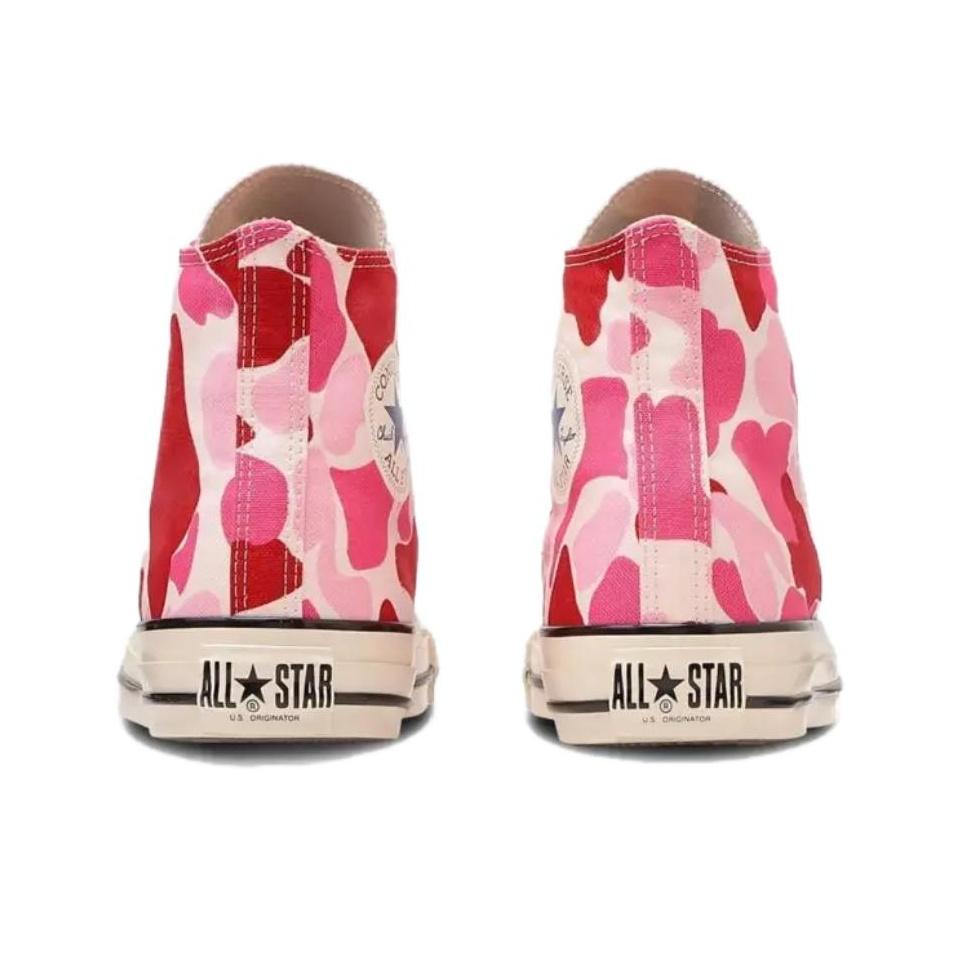 Converse All Star US 83 Camo CL Hi High-Top Canvas Shoes Unisex Sneakers Pink 31312610