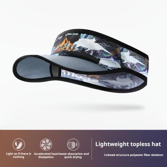 Cappello Parasole Estivo da Esterno con Ampia Visiera Protezione UV Cappello da Pesca Traspirante Assorbente il Sudore Elastico Cappello Estivo da Uomo per Escursionismo Ciclismo