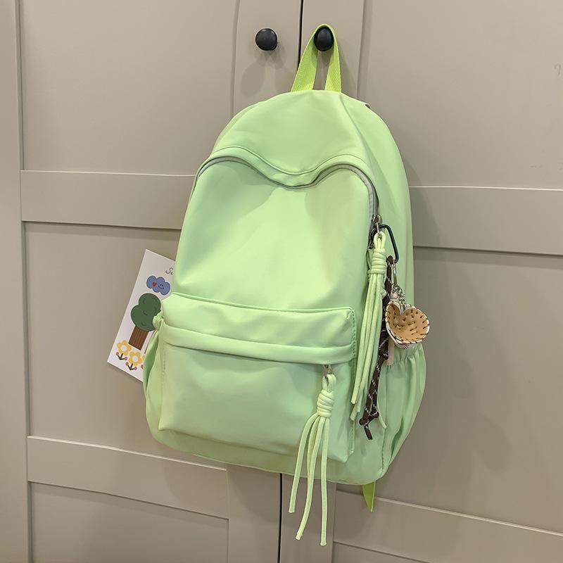 New schoolbag female college students simple large capacity junior high school students high school students backpack backpack design sense male