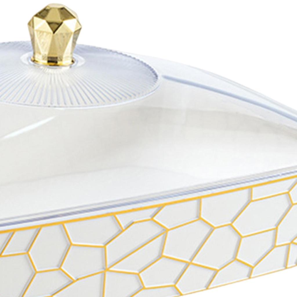 Serving Tray Vanity Tray with Dustproof Lid for Celebrations Party Events