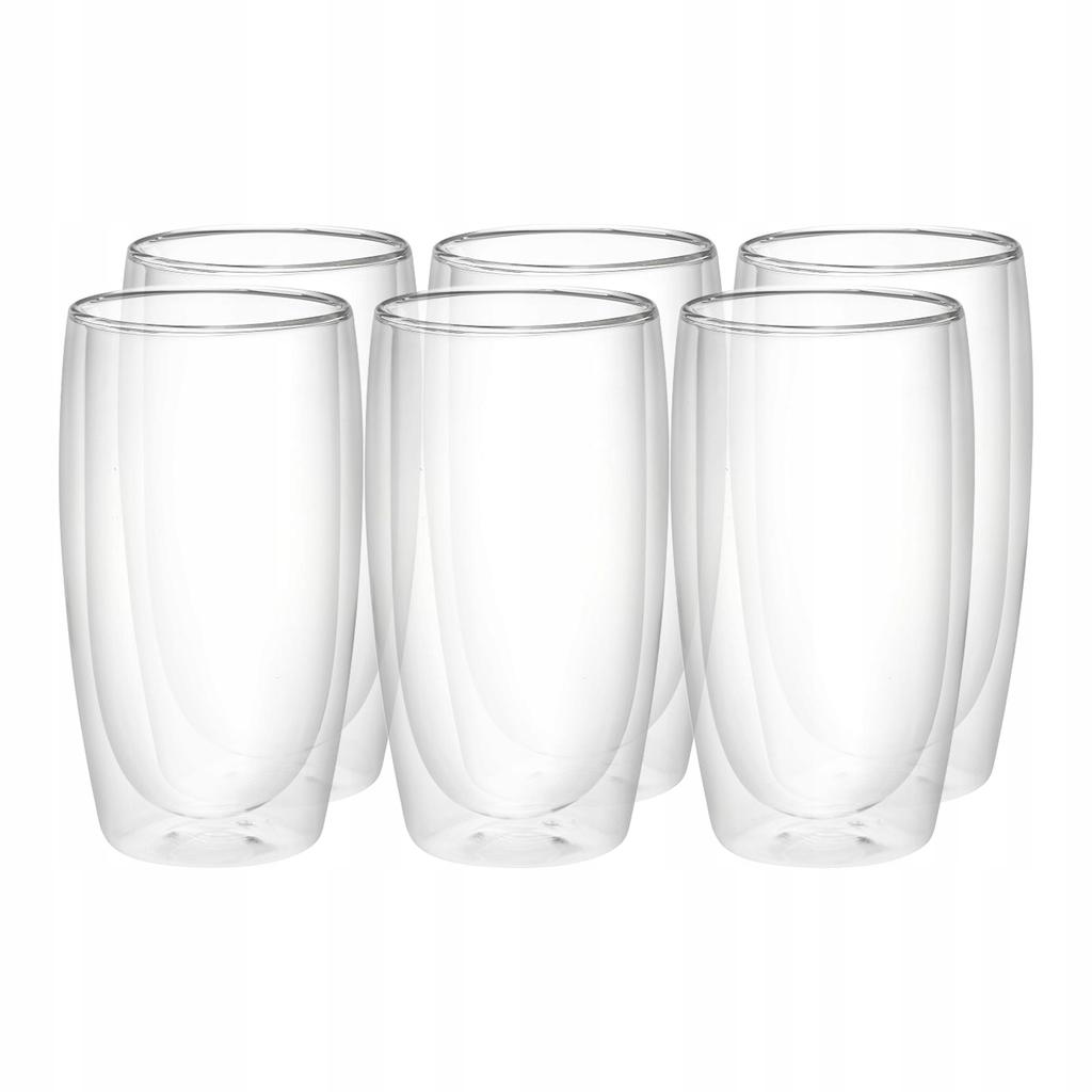 THERMAL GLASSES FOR LATTE MACCHIATO 350ml 6 pcs