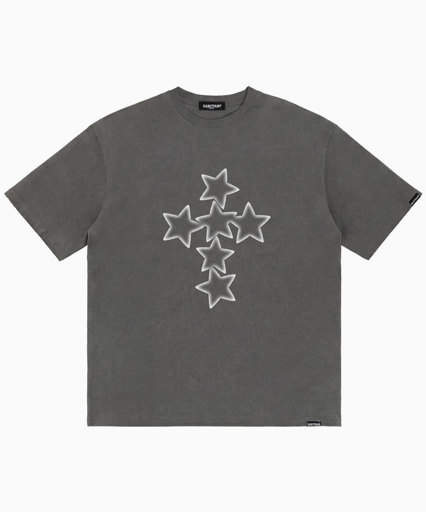 SAINTPAIN Sp Star Cross Short Sleeve T-Shirt Charcoal