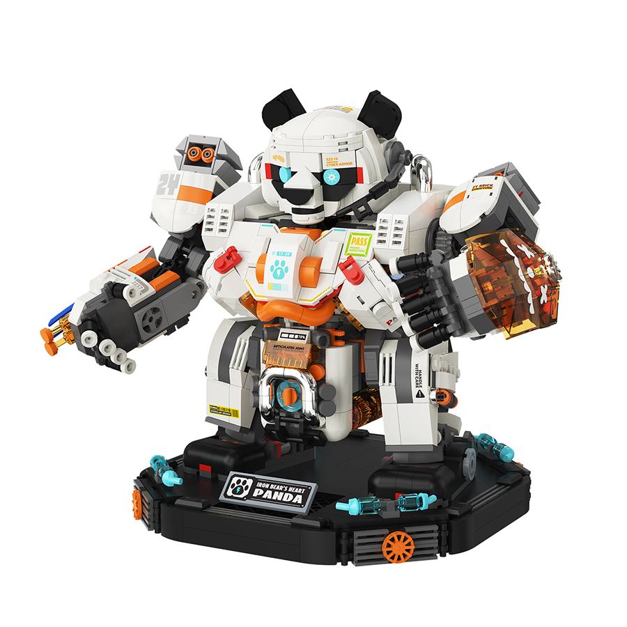 

1786 шт. Механический панда Конструктор Робот Игрушки Обучающая Модель Сборные Игрушки Для Мальчиков Детей Рождественские Подарки No box