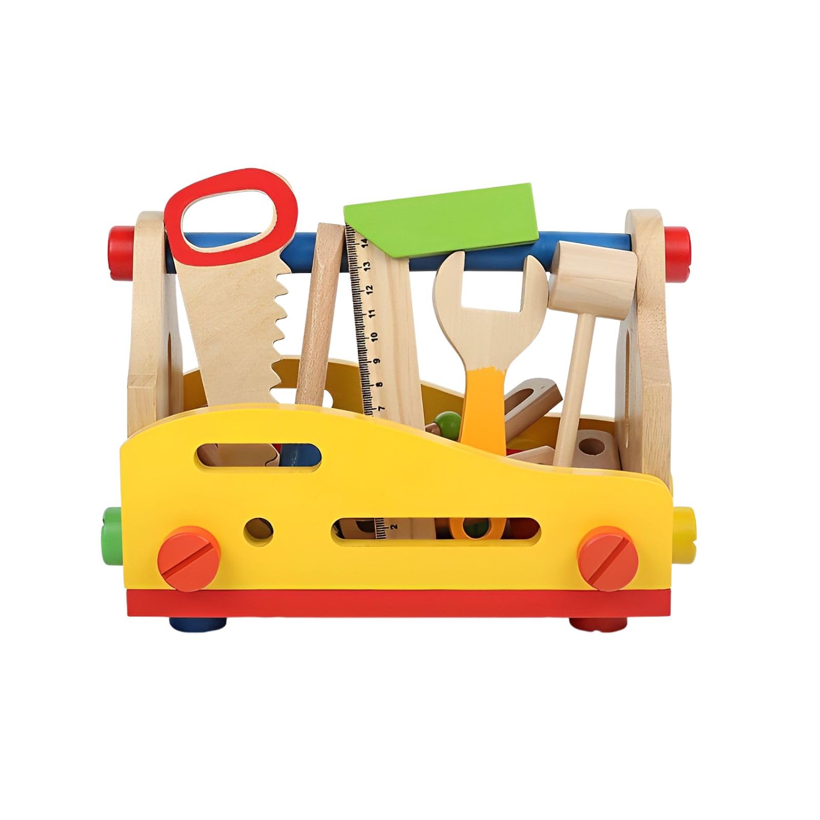 

Across Rainbow Montessori Christmas Gifts for Carpenter Years Elementary School Tool Educational Certified by the Ministry of Labor and Welfare Screw