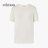 EditionE+ 2026 Spring Short Sleeve Cotton Cashmere Sweater