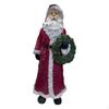 Resin Santa Claus Statue Christmas Decoration Standing Figurine Doll Miniature for Dining