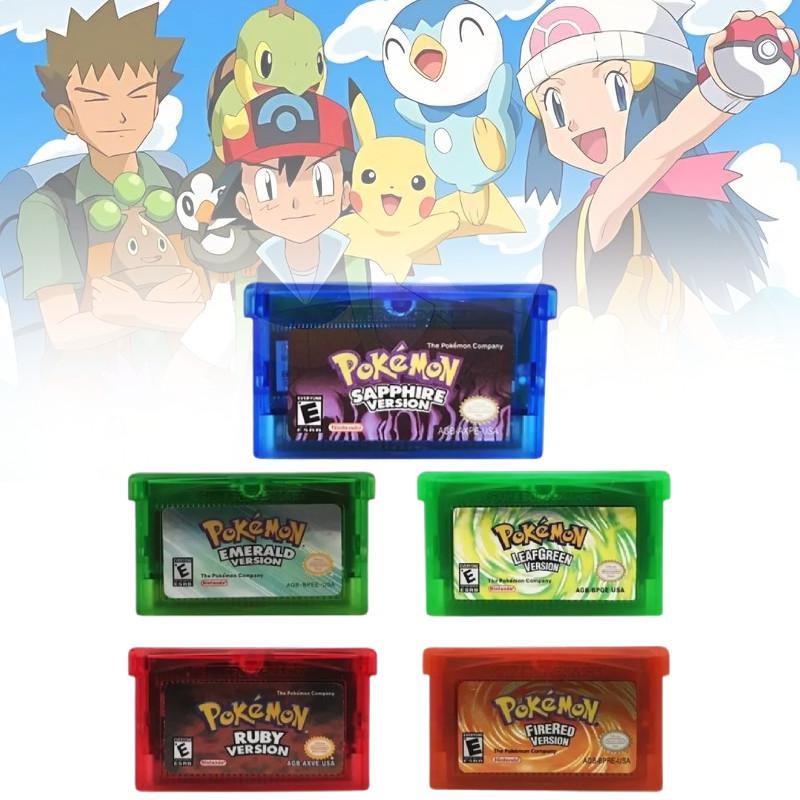Nostalgic Ndsl Gbm Gbasp Gba Game Cartridge Collection With Legendary Pokmon Designs