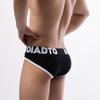 Men's 3D Cut Color-Block Triangle Underwear with Large Pouch & Wide Waistband