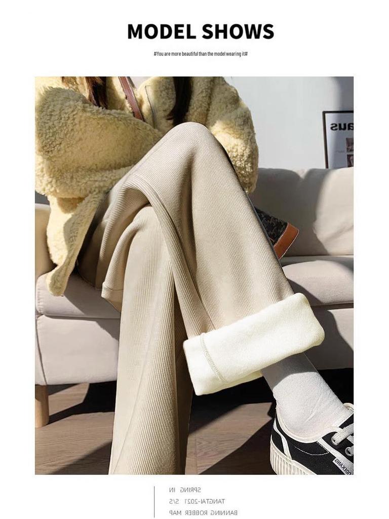 Maternity Warm Velvet Leggings: Comfortable Belly Support for Spring, Autumn, Winter