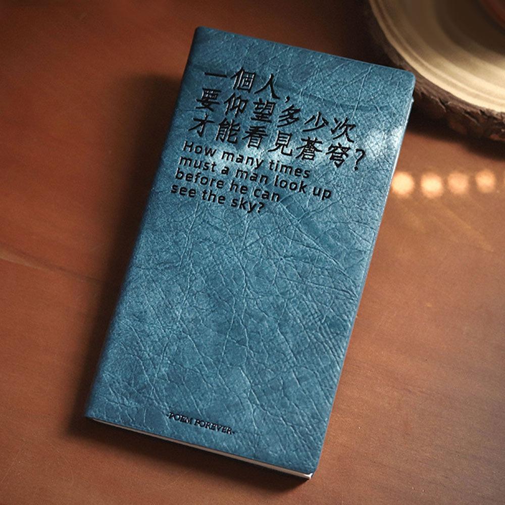 

Винтажные художественные блокноты Мини-журнал Блокноты Креативный ежедневник Канцелярский подарок синий