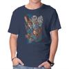 Unisex Crew Neck T-Shirt Villains Clash Graphic Short Sleeve Casual Tee