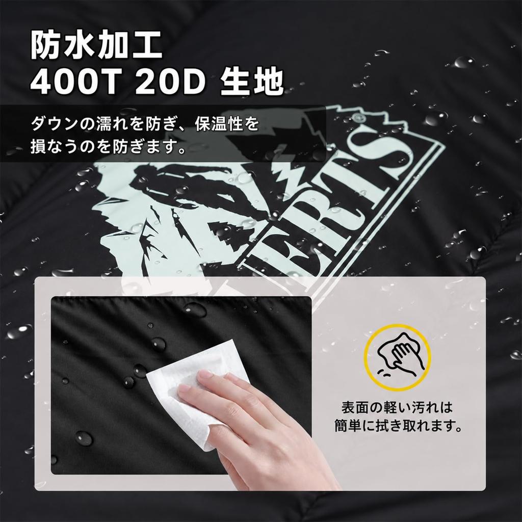 Down sleeping 620 fill suitable for cold envelope with compression storage ideal for and bag, power, ultralight, portable, weather, style, bag,