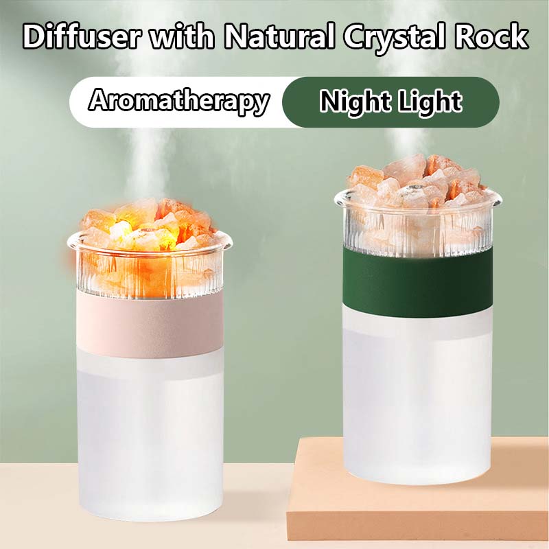 

Портативный хрустальный соляной камень ароматический диффузор увлажнитель воздуха ультразвуковой крутой туманообразователь Fogger светодиодный диффузор для эфирного масла