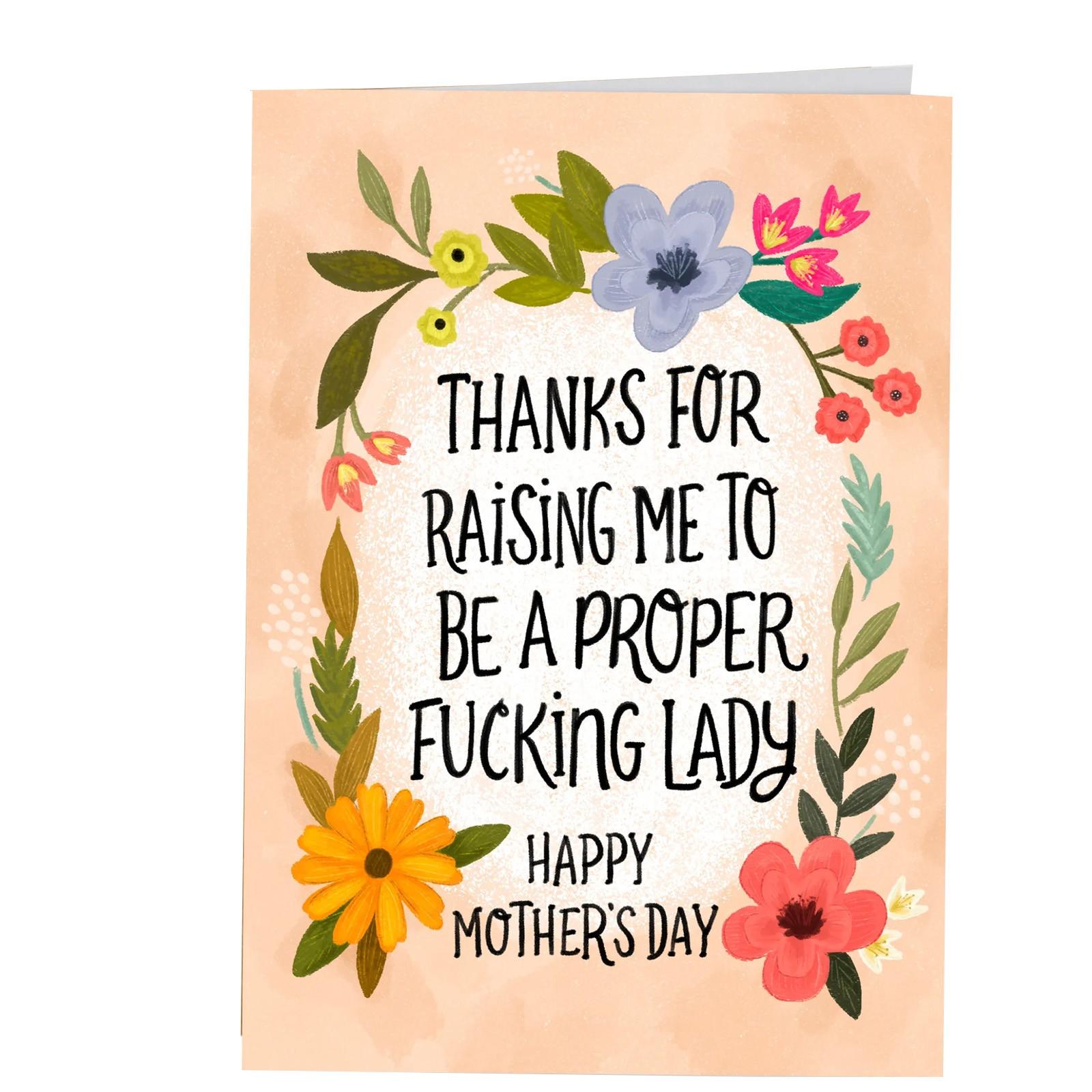 

Забавная открытка на День матери с конвертом — от любимого ребенка мамы One Size