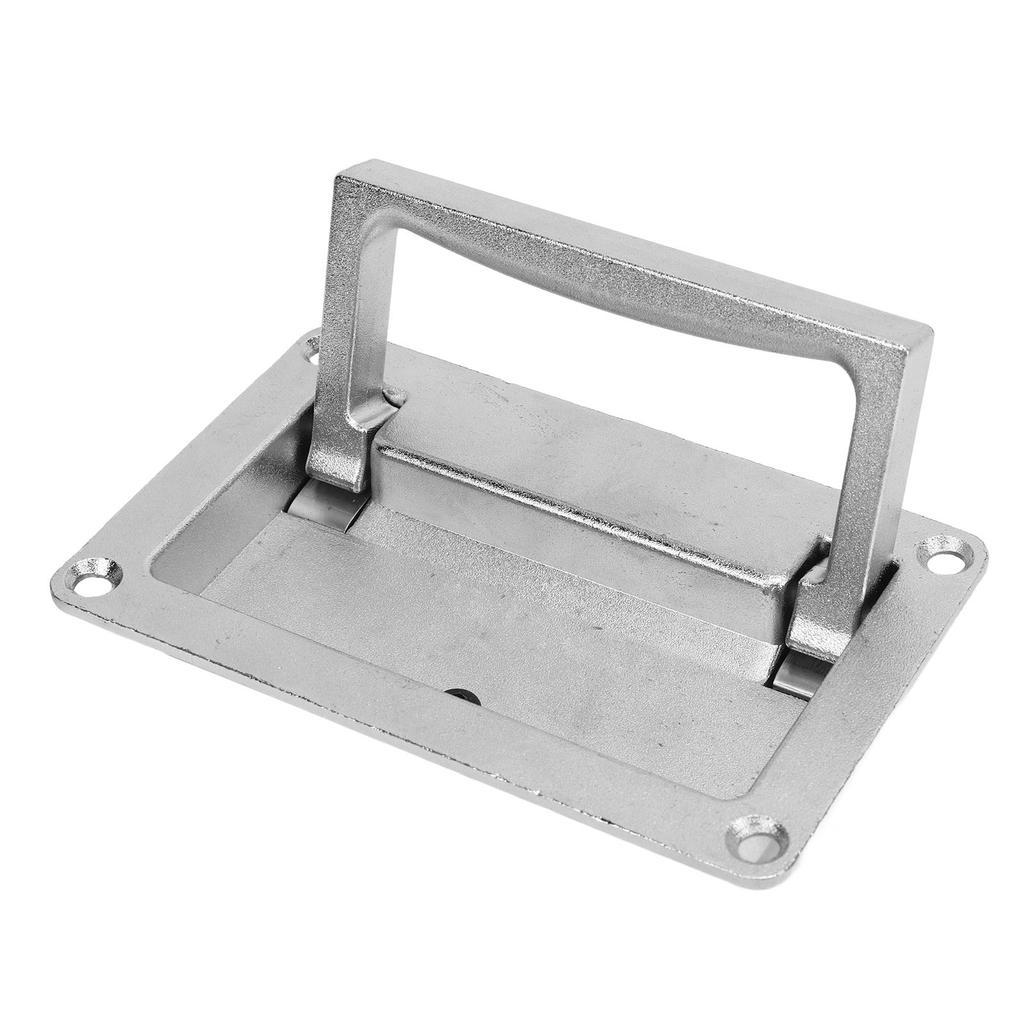 Recessed Pull Handles Spring Loaded Lifting Heavy Duty Zinc Alloy Flush Lift Pull Handles for Boat Trailer RV