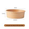 Shixun Round Kraft Paper Takeaway Bowls