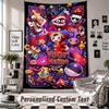 Wall Hanging Tapestry With Custom Name & Text, The Amazing Digital Circus Decorative Tapestry For Bedroom