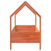 Kids House Bed Wax Brown 90x190 cm Solid Pine Wood
